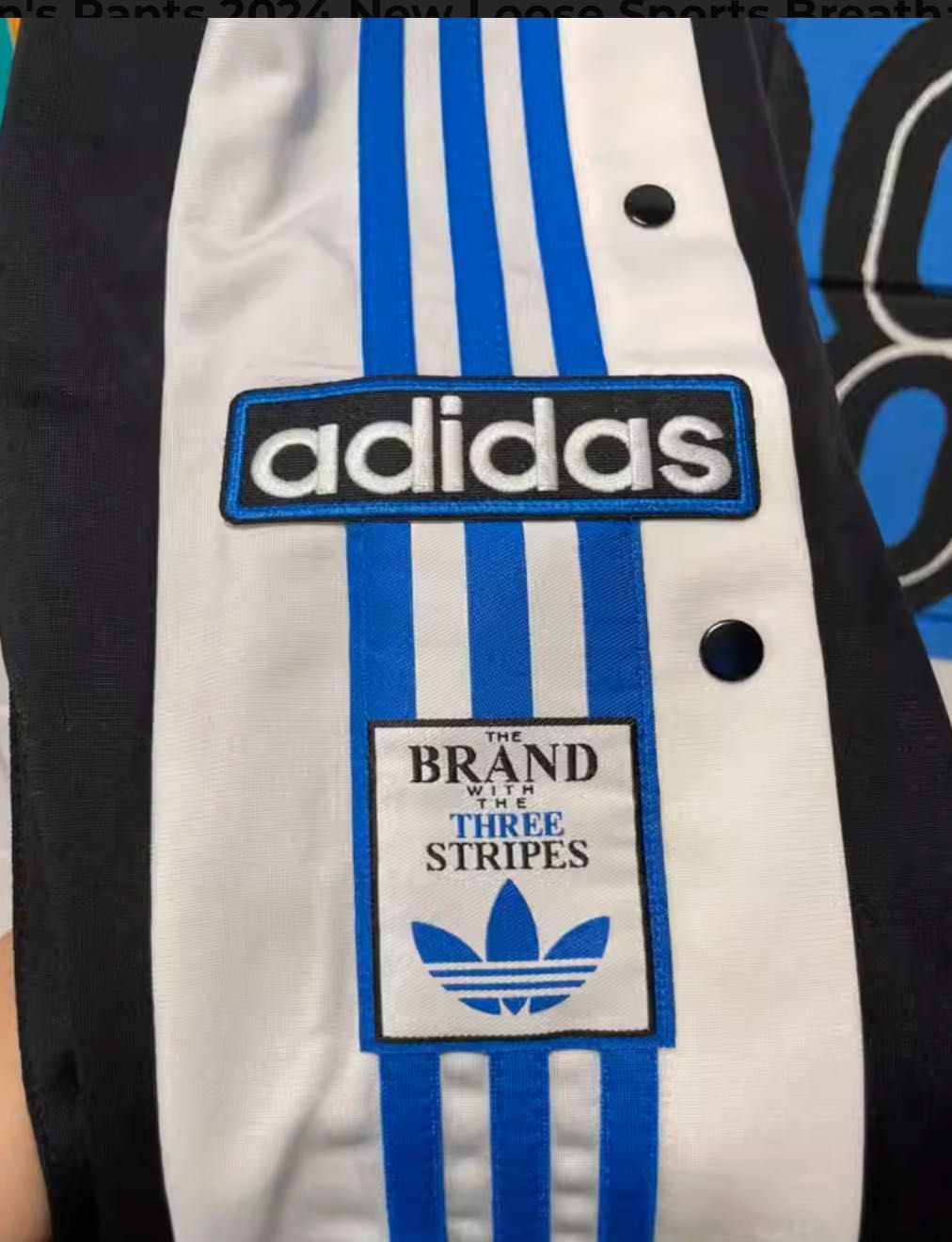 Adidas ADIBREAK PANT spodnie z rozpinaną nogawką  38 40  UNISEX