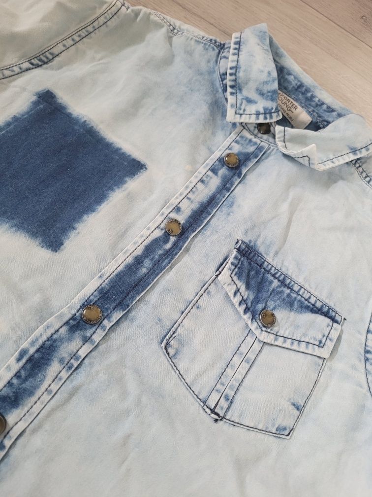 Koszula jeans chłopięce
