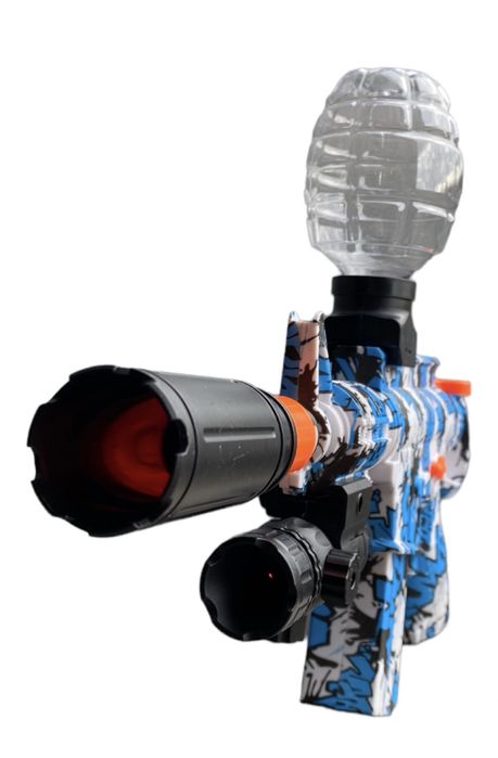 Іграшковий автомат АК574 орбізи,глушник,лазер,окуляри,акум