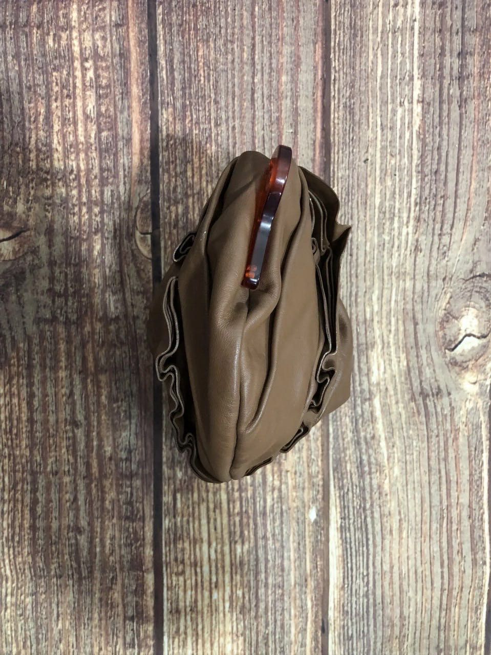 Сумка Prada(Прада)Milano рюкзак(портфель)мессенджер коричневий
