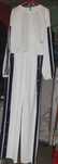 Dres bialy spodnie maselko premium