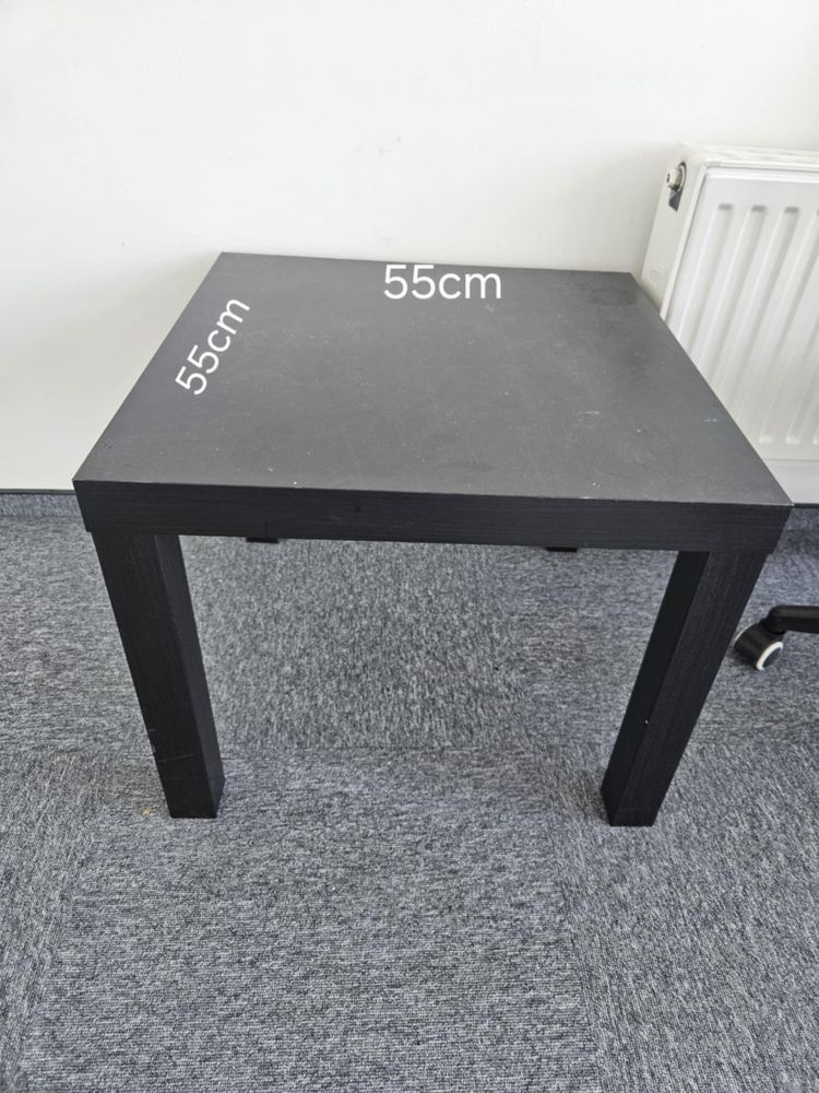 Stolik Lack Ikea 55x55x45cm czarnobrązowy, wyprzedaż mebli!