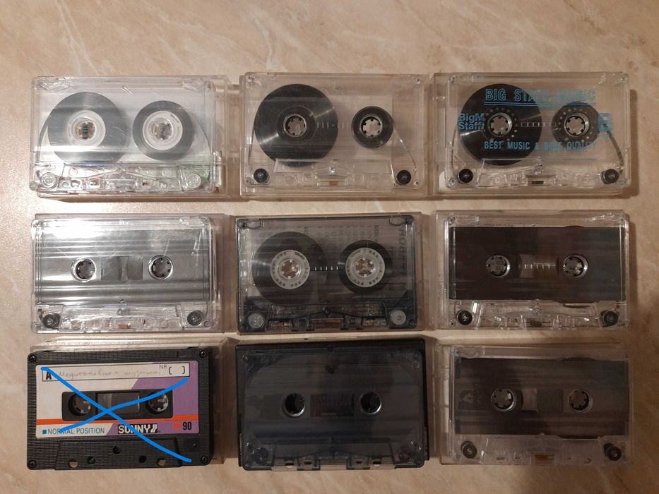 Аудио - кассеты :  8 а-к ! за 90 грн