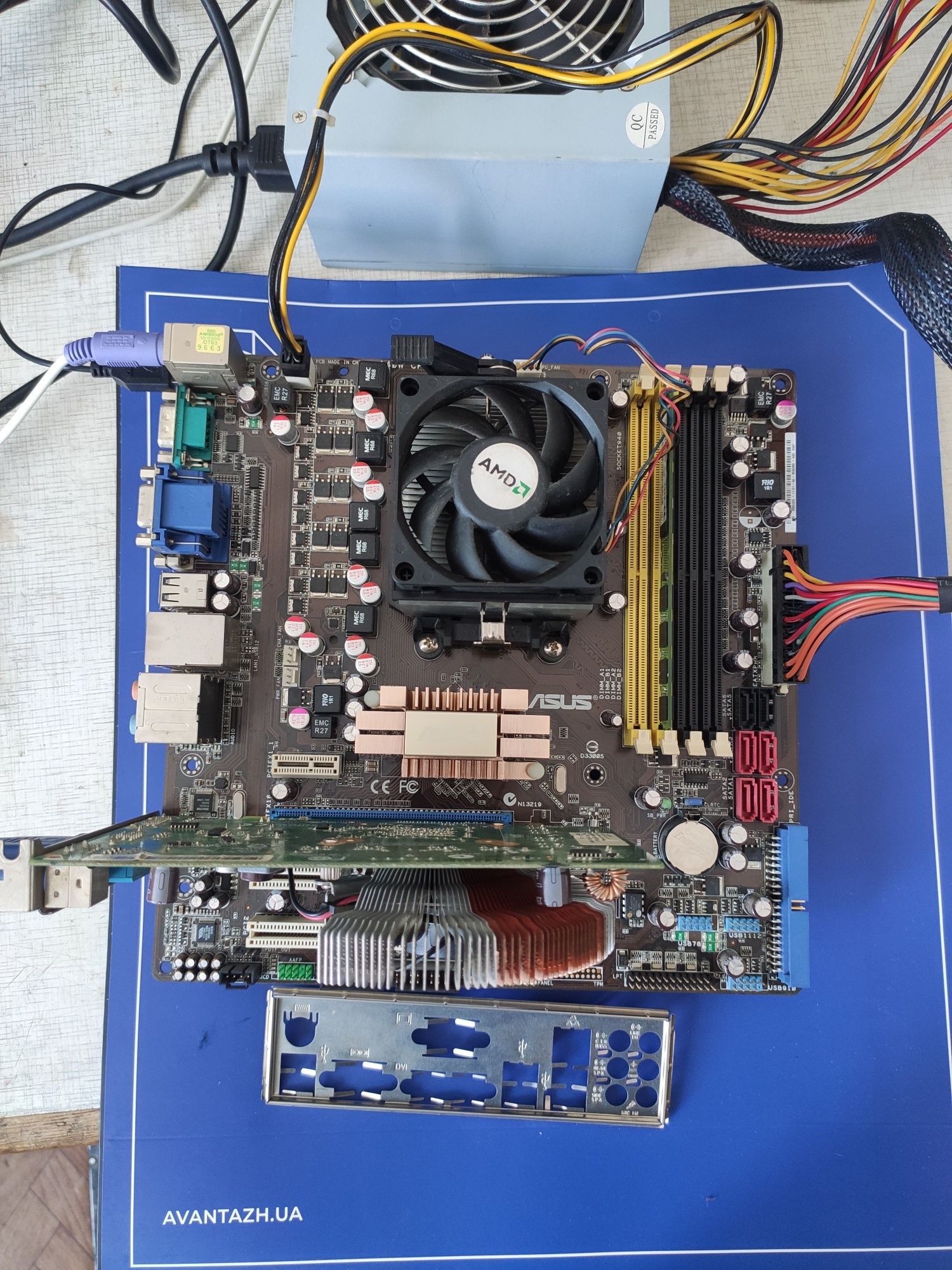 Материнская плата Asus M3N78-CM, AMD Athlon, geforse 8600 gt