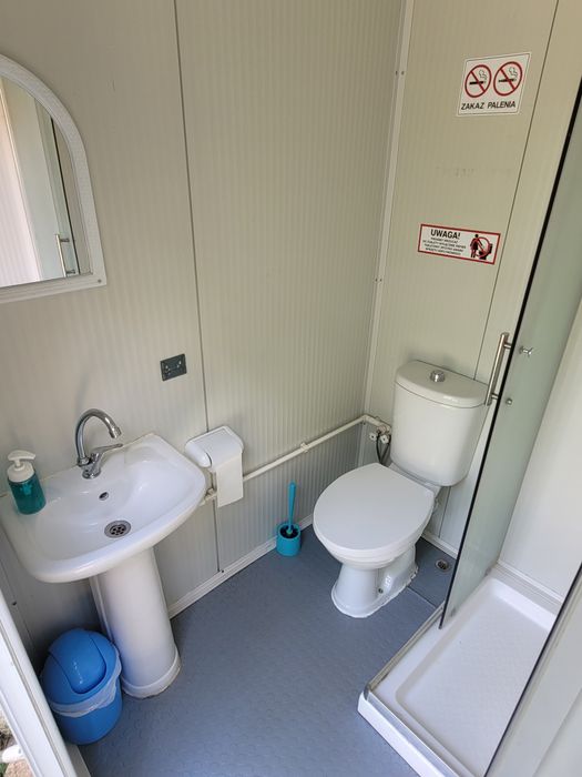 Sprzedam kontener sanitarny: 2x prysznic + wc