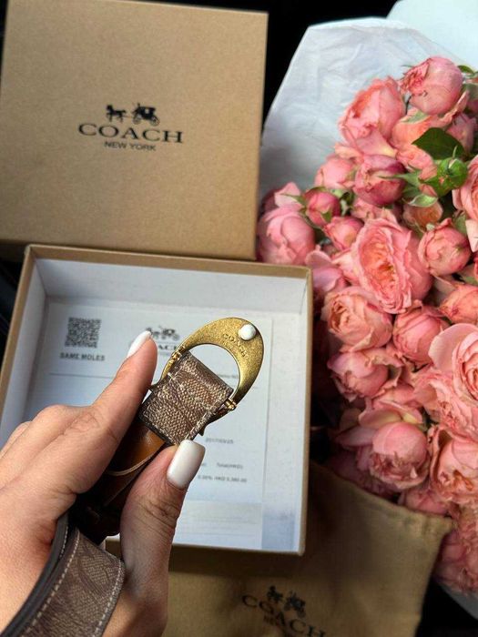 Жіночий ремінь Coach Premium