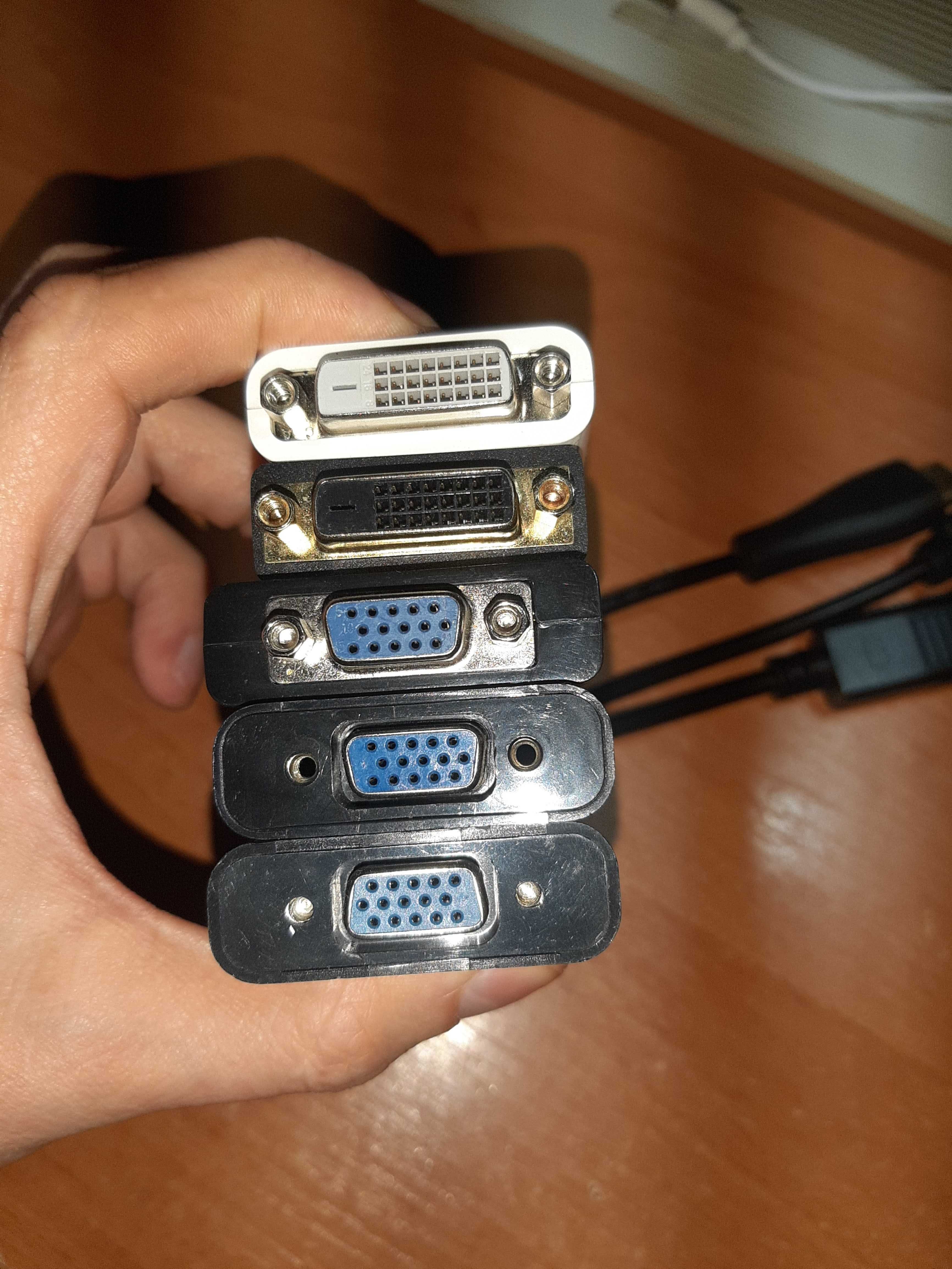 Перехідники DVI DP VGA HDMI APPLE привезенні з закордону