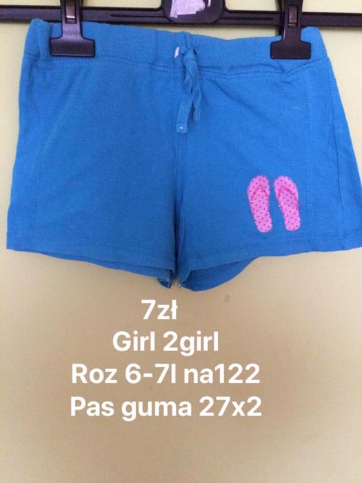 Bawełniane Girl 2girl Roz 6-7l na122 Pas guma 27x2
