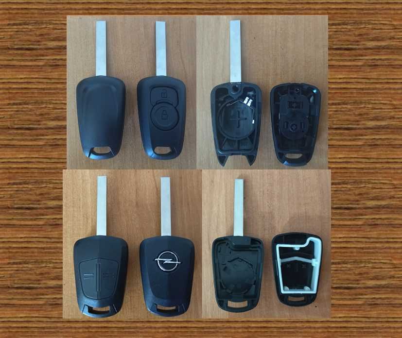 (№14) Корпус викидного ключа 2-3 кнопки Опель Opel