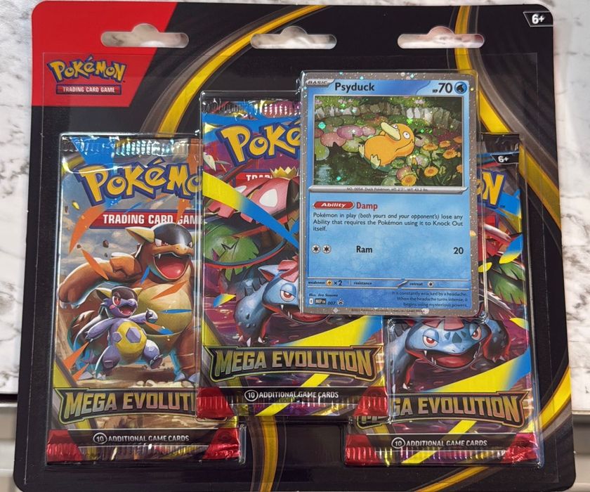 Pokémon TCG: Psyduck 3-Pack Blisters