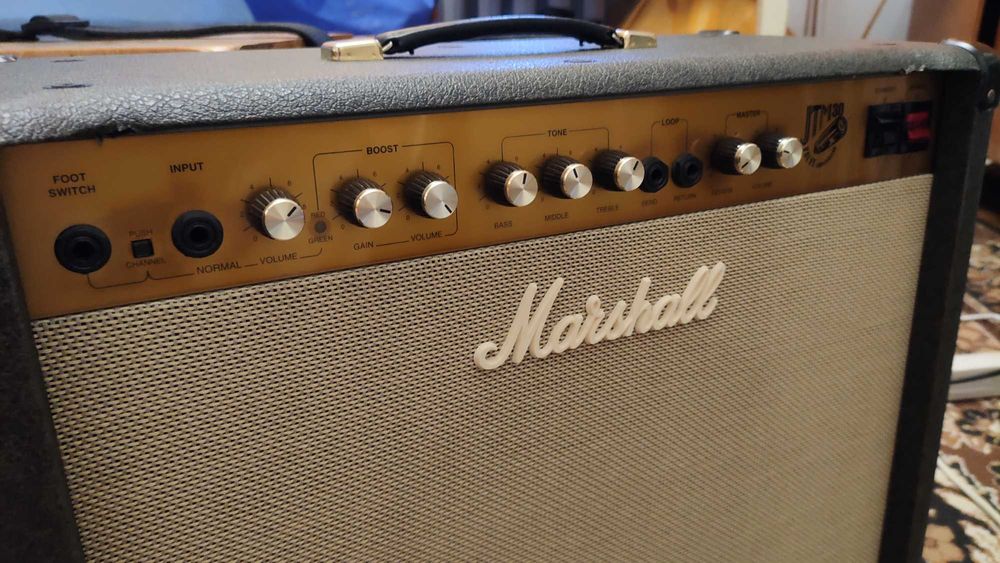 Ламповий Marshall jtm30 England, рідкісний комбік EL34, футсвіч, чохол