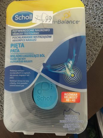 Scholl In Balance wkładki łagodzące ból 40-42