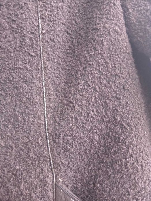 Пальто чорне осіннє шерстяне Emis/ 52 р.