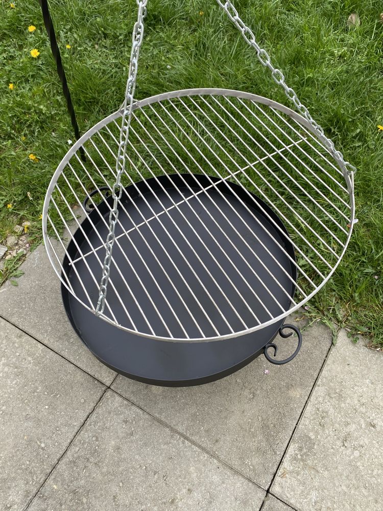 Grill ogrodowy 60cm nierdzewka