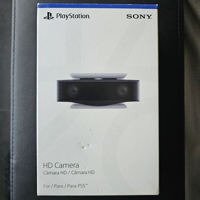 Câmera PS5, na caixa