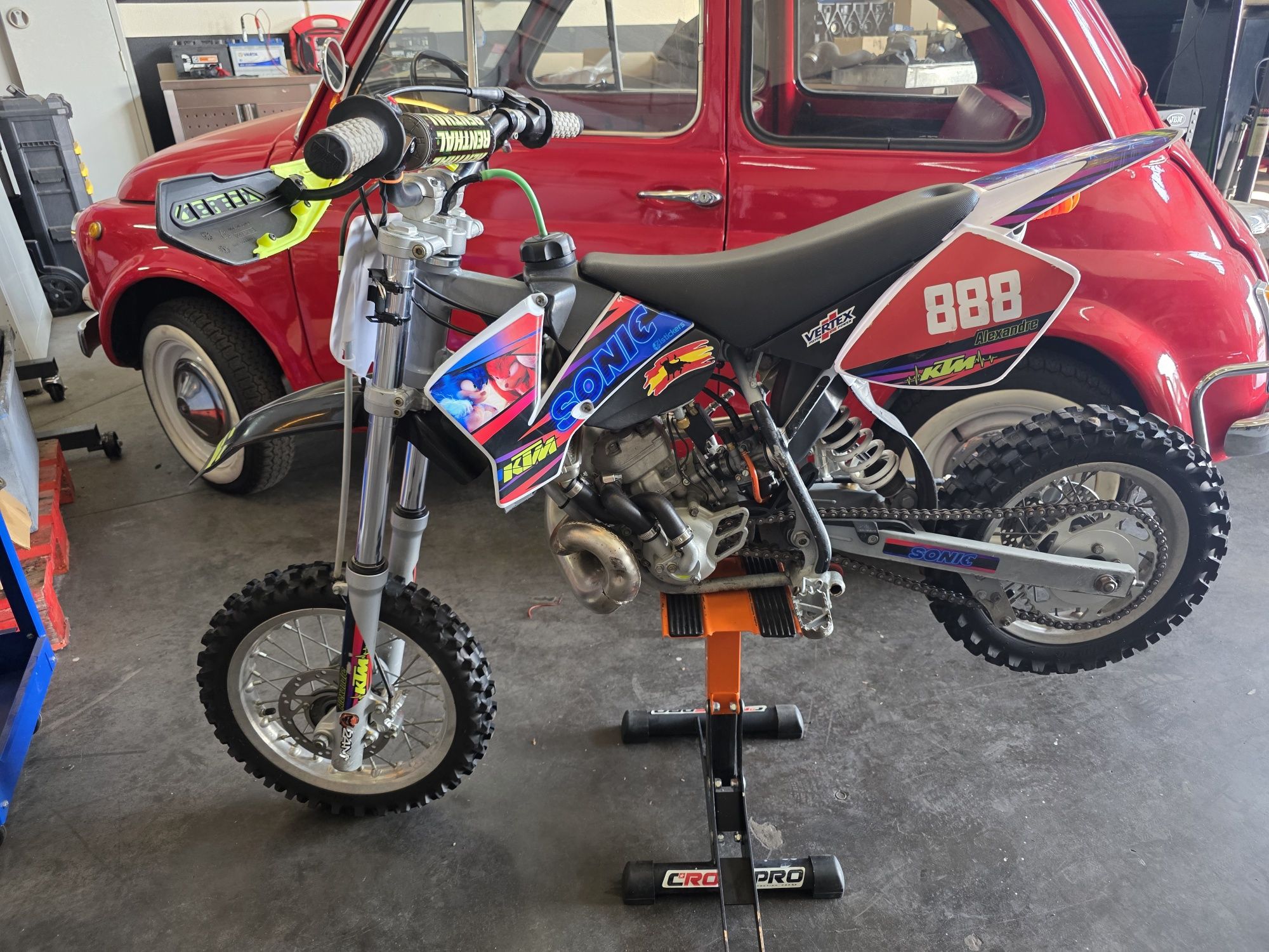 Mini mota KTM 50 SX