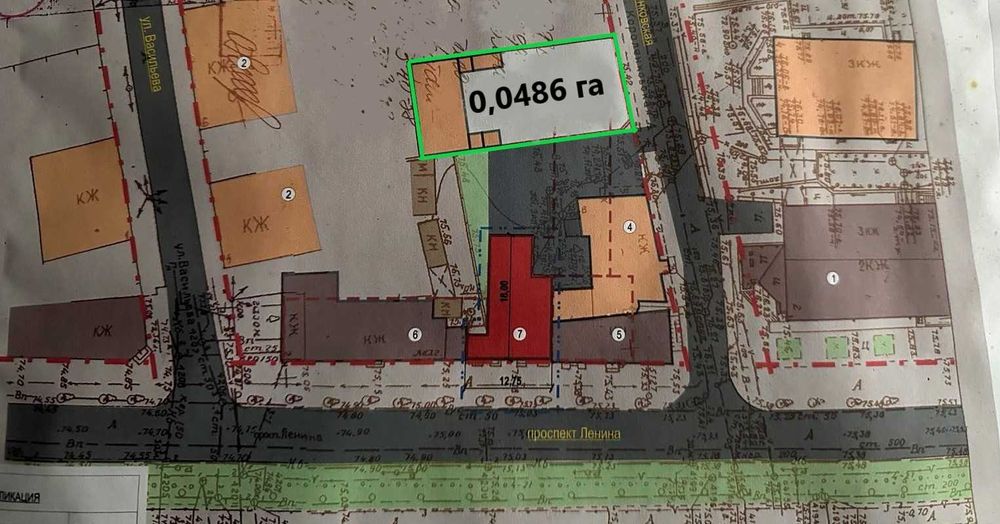 ПРОДАМ земельну ділянку в центрі міста