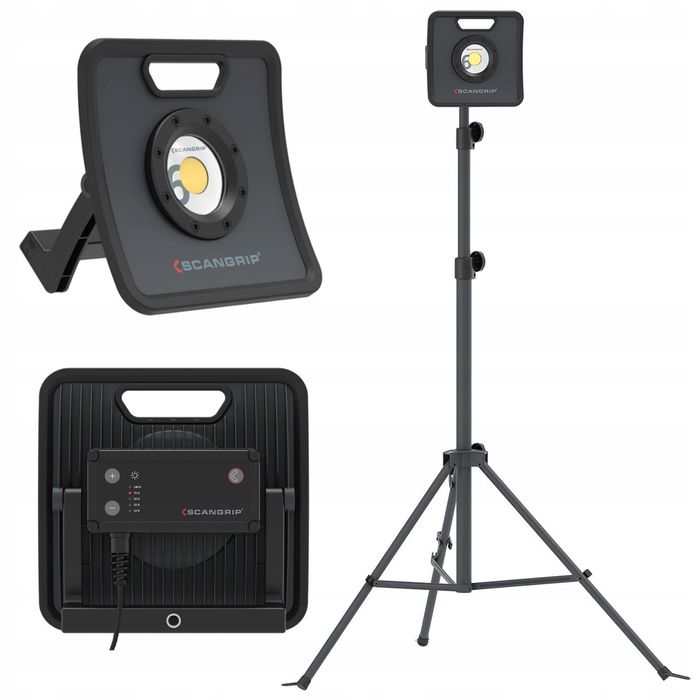 Lampa Scangrip nova 4 K ze statywem, warsztat, detailing