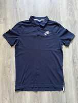 Koszulka polo Nike męska M granatowa bawełna t-shirt navyblue cotton