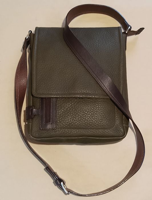 Мужская кожаная сумка "Chiarugi", Италия, оригинал. Новая.