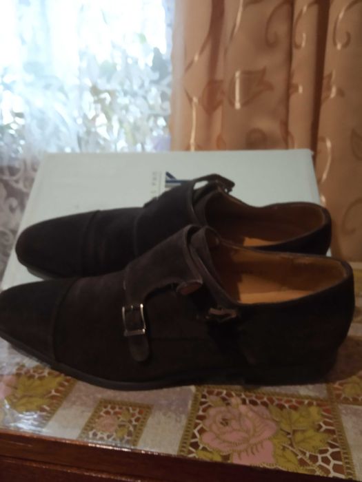 Замшевые мужские туфли. MAGNANNI 42р.