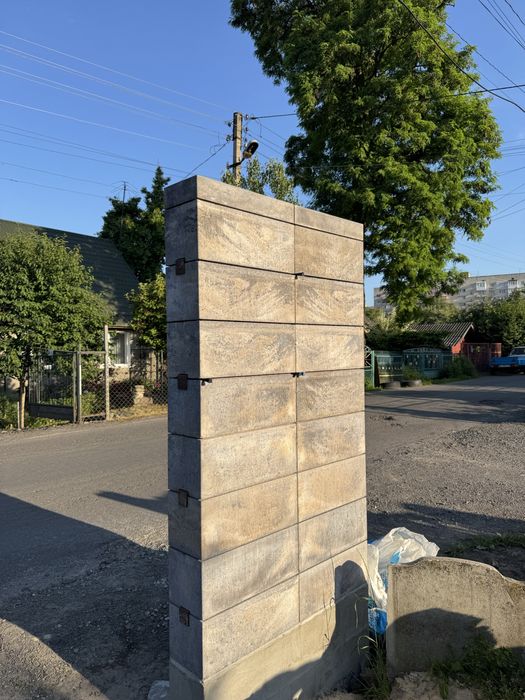 Блоки модульні!!! Блоки та цегла для огорожі, паркану, забору