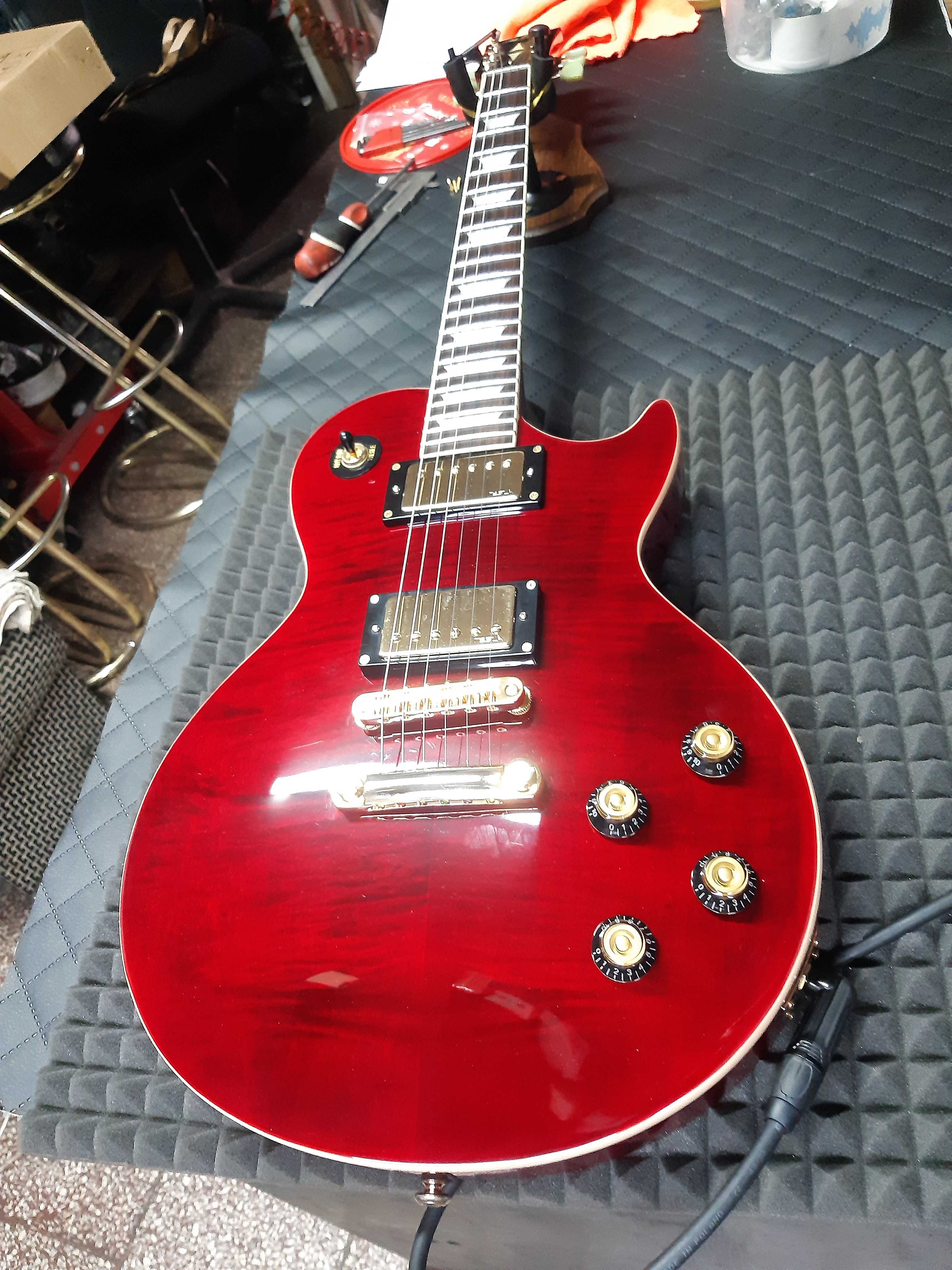 Gitara elektryczna pasek kabel wzmacniacz