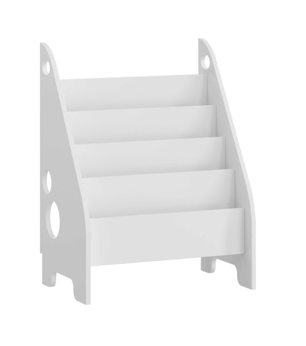 Biblioteczka Montessori dla dzieci – Regał na książki Organizer BIAŁA