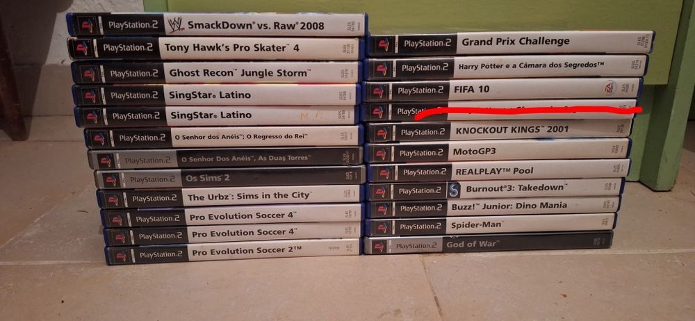 Vendo vários Jogos ps2