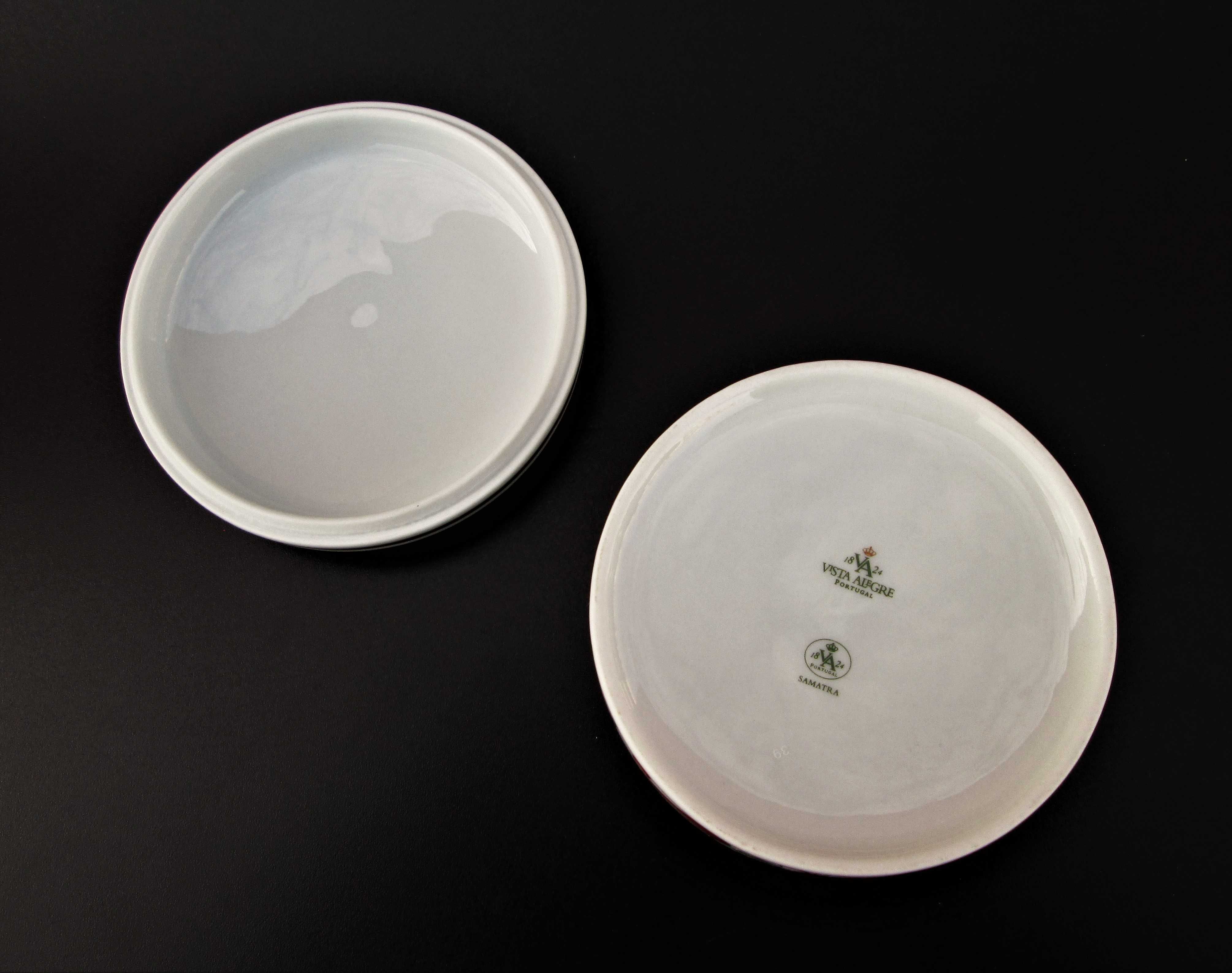 VISTA ALEGRE Antiga Caixa Regaleira em Porcelana coleção SAMATRA