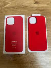 Case iPhone 14 mag safe etui silicone case red product apple nowe opak