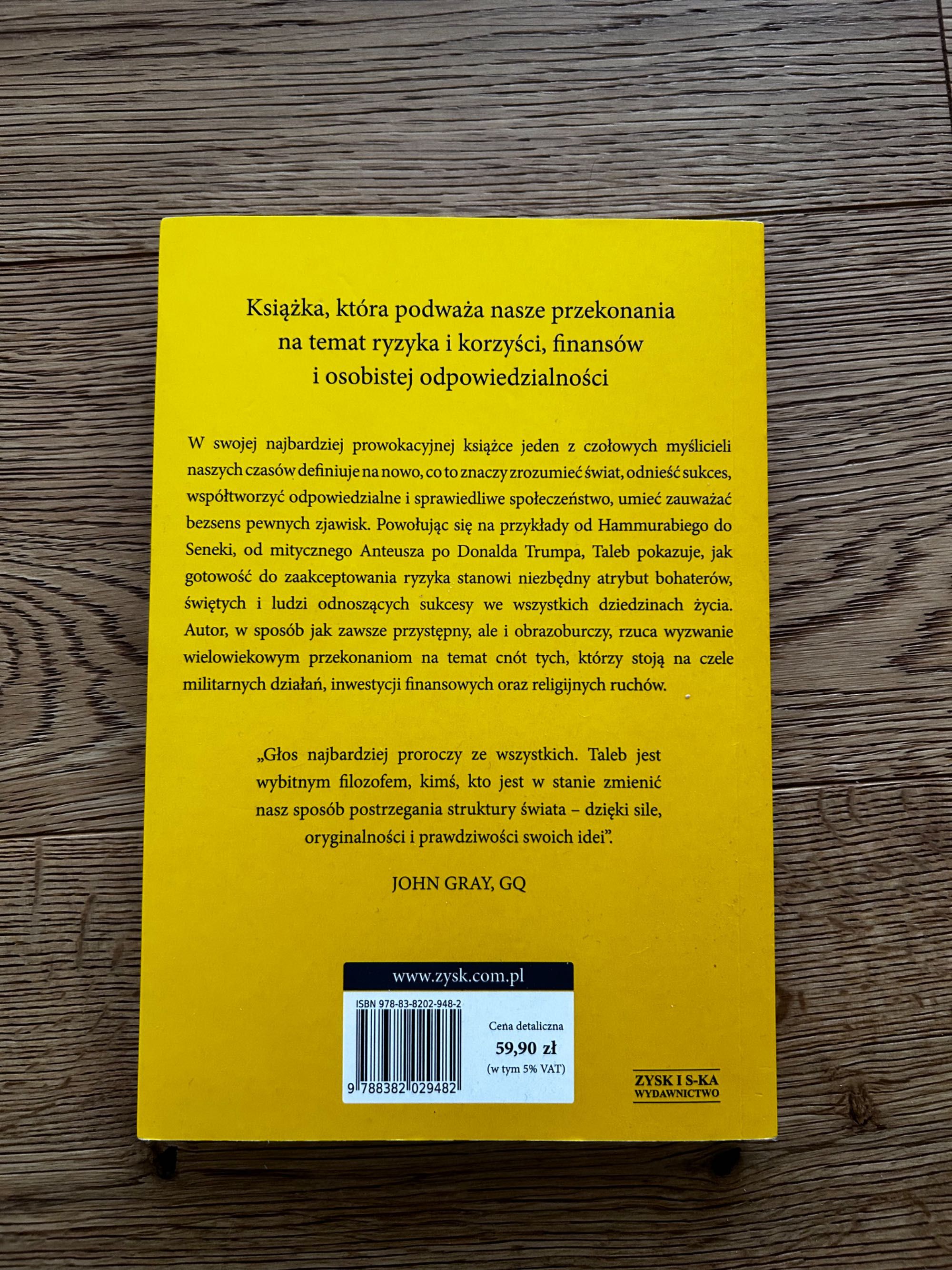 Na własne ryzyko. Ukryte asymetrie w codziennym życiu - Nassim Taleb