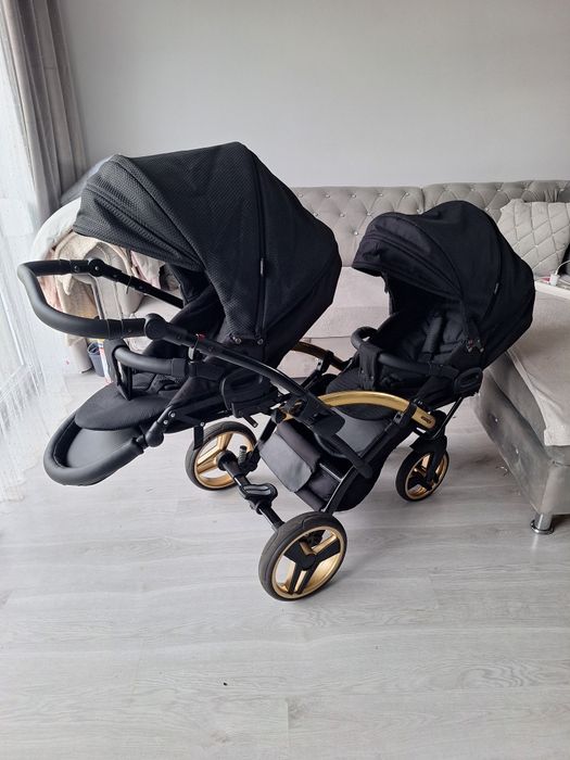 Wozek 3w1 4w1 junama diamond duo blizniaczy bliźniakow rok po roku pod