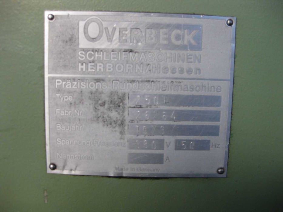 Szlifierka do otworów OVERBECK 250I niemiecka precyzyjna