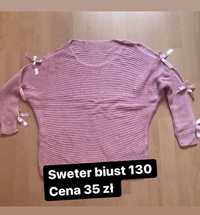 Sweter z kokardka biust 130