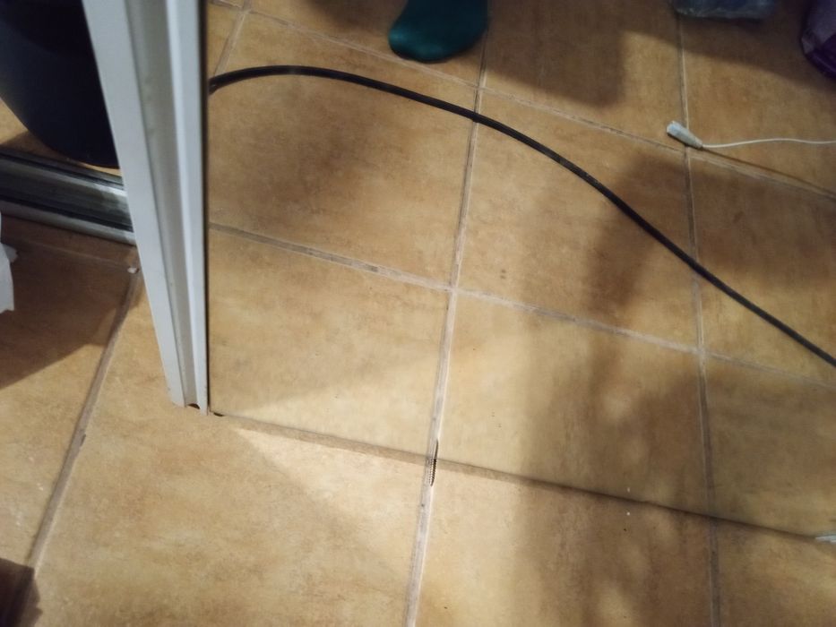 Drzwi przesuwne  lustrem do szafy 258 x 68