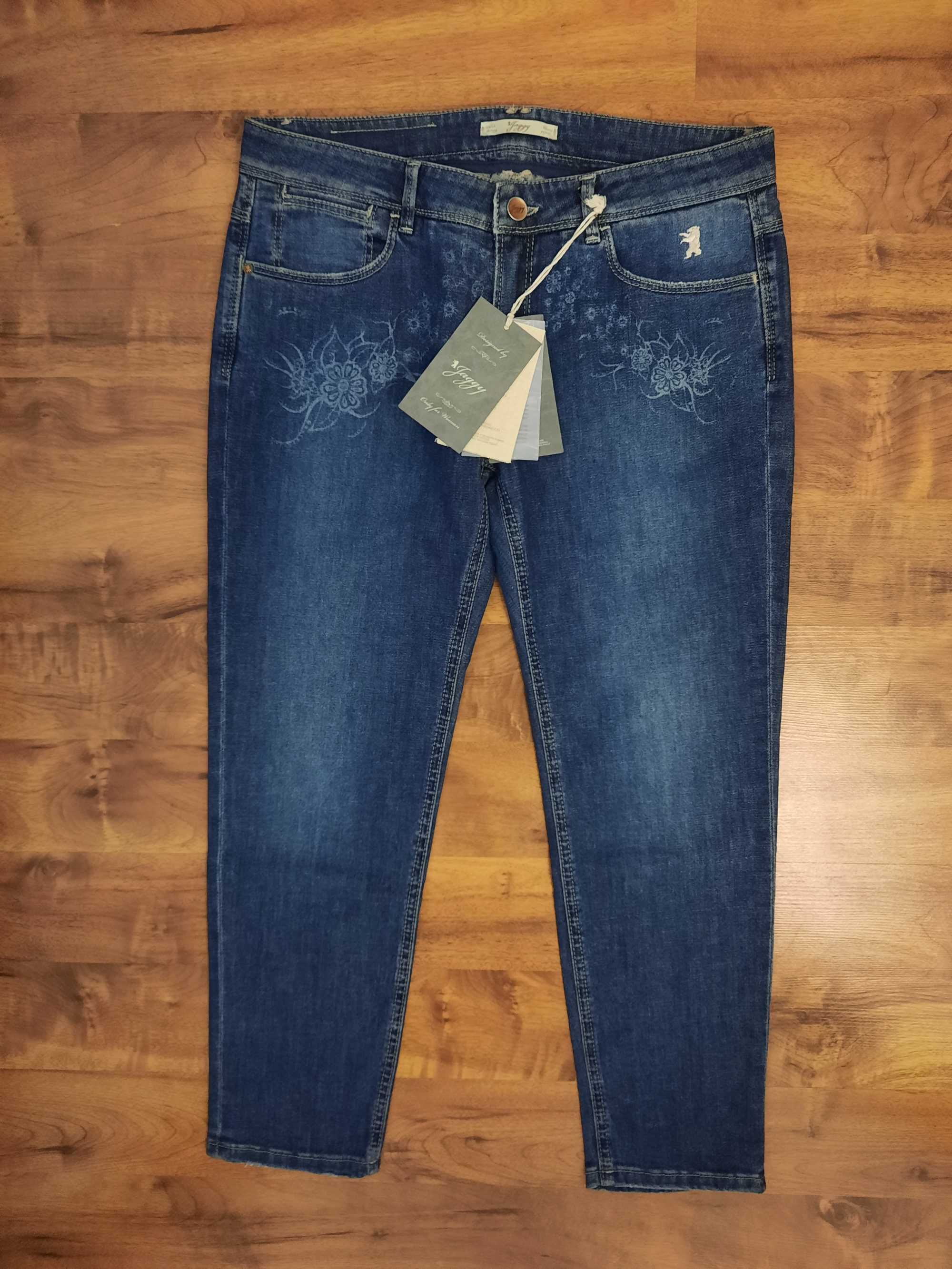 Spodnie jeansowe jeansy rybaczki Jaggy W28 orientacyjnie S M