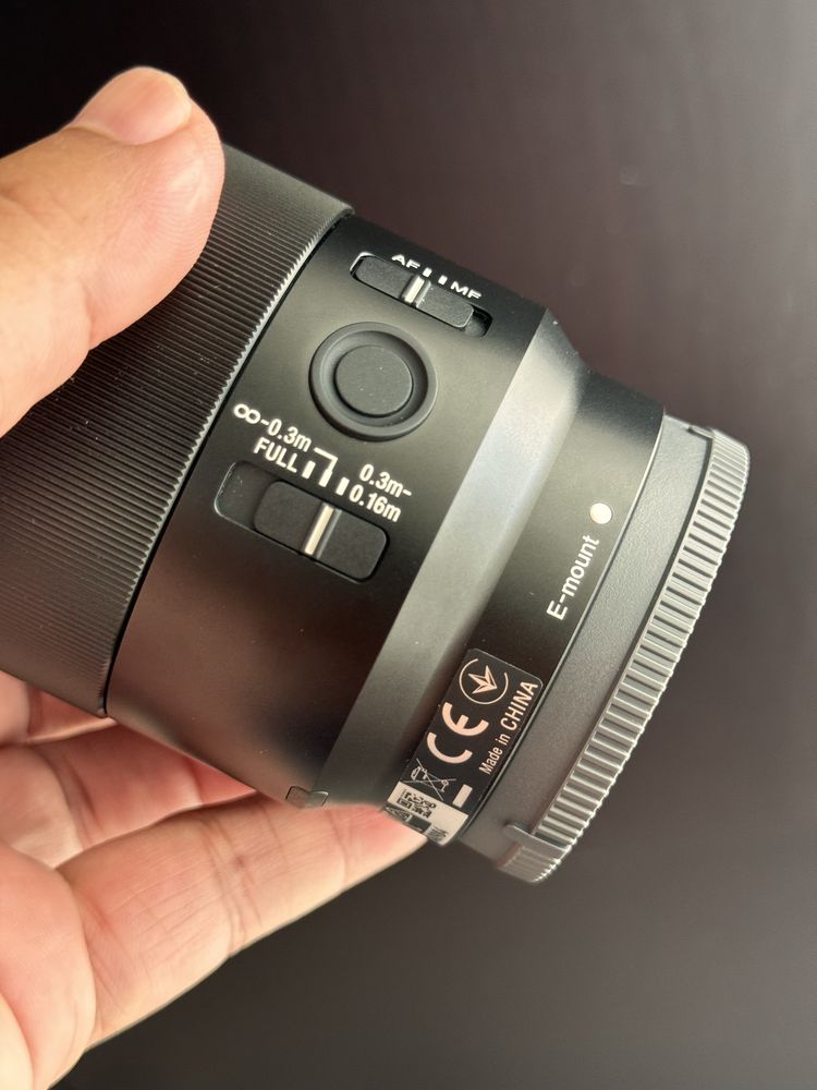 Sony 50mm 2.8 Macro como nova