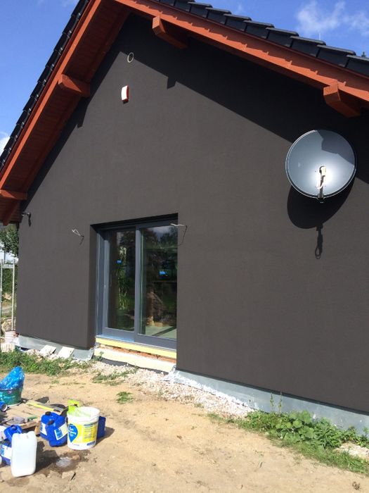 Malowanie elewacji,podbitek, Dachów ,Docieplenia Tynki mozaika deska