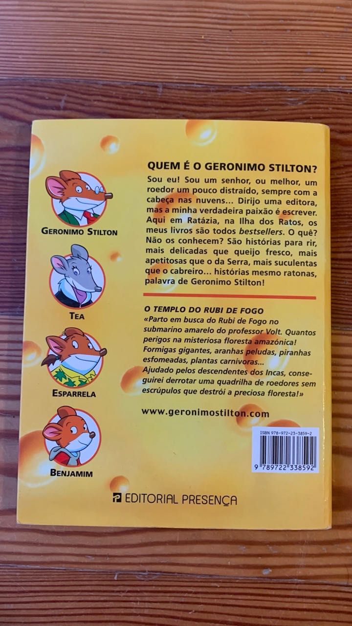 Geronimo Stilton: O Templo do Rubi de Fogo