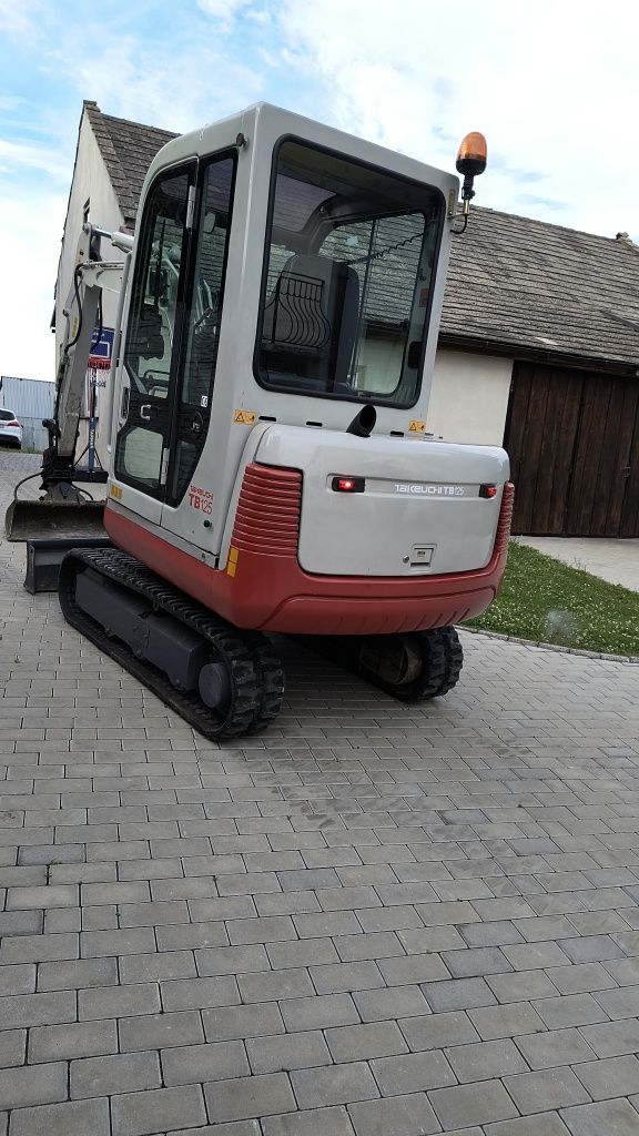Minikoparka koparka Takeuchi TB125