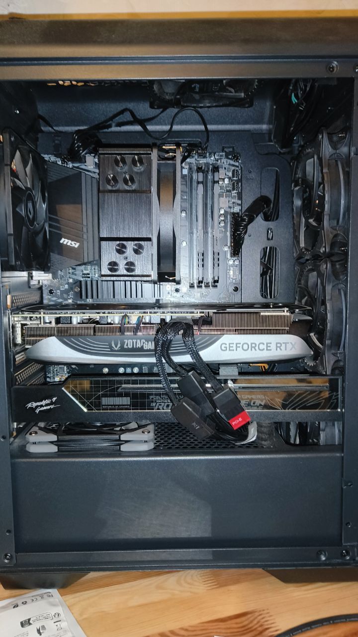 Компютер Nvidia Rtx4070ti oc AMD ryzen 5700x 32gb b550 msi  a-pro fur