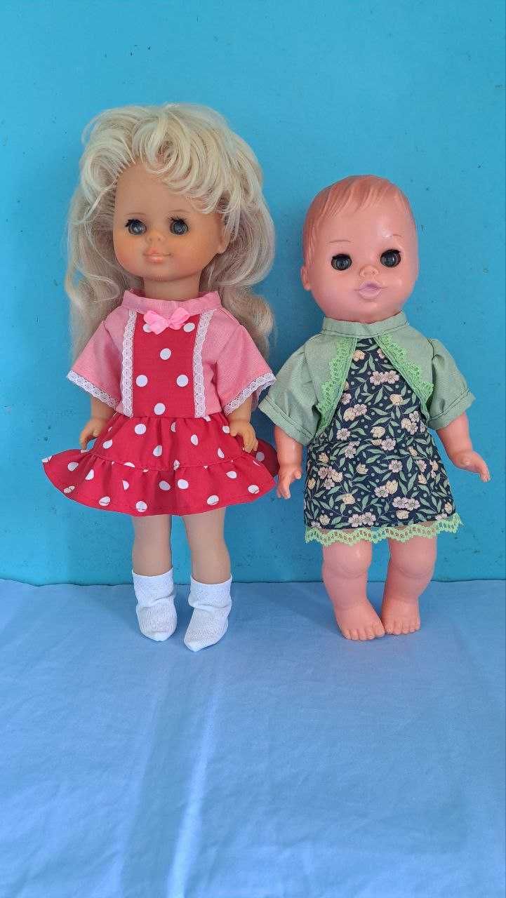 Кукла, одежда на куклу ГДР, СССР, 28-32 см, платье, трусы, носки.