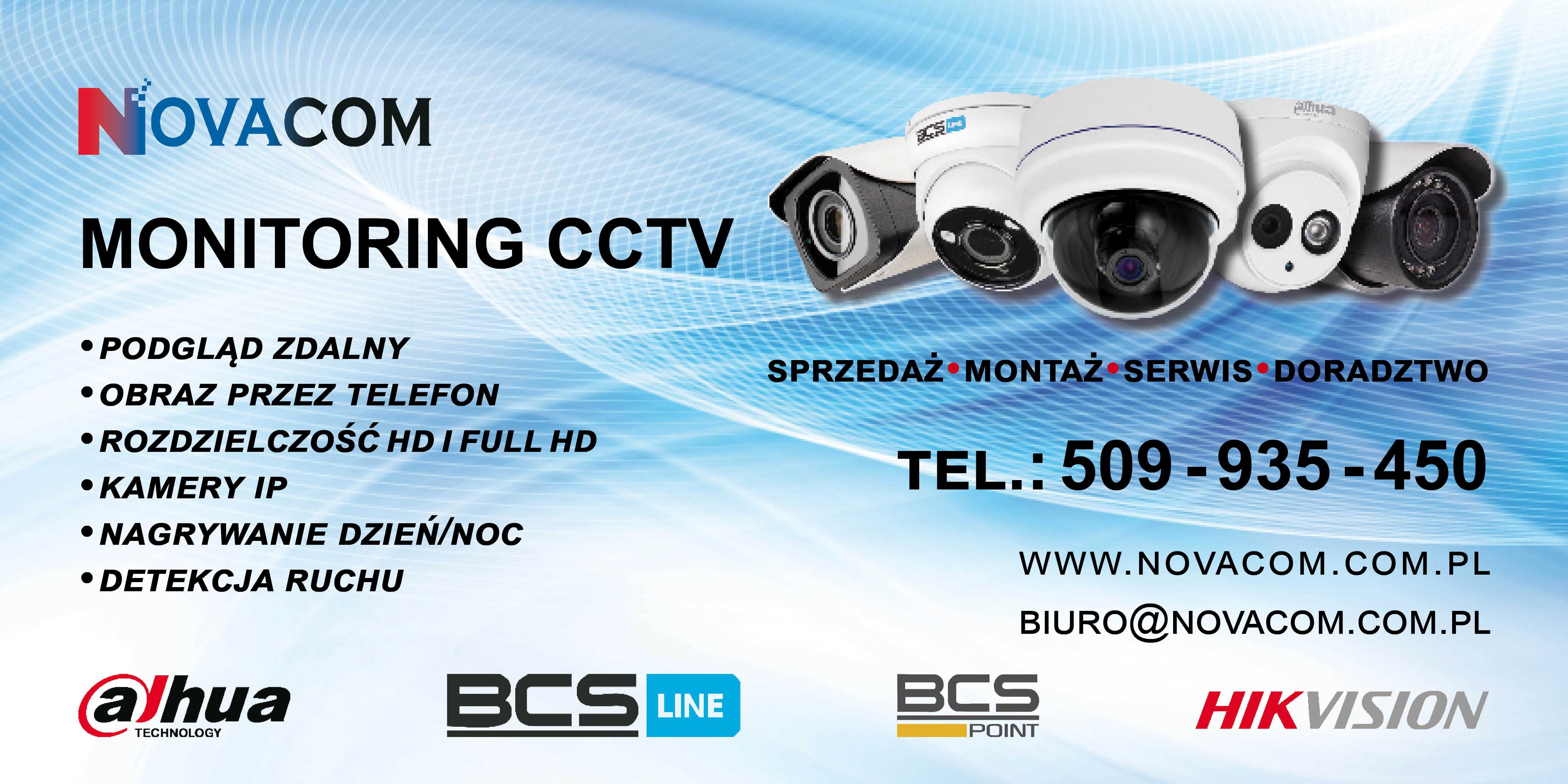 Monitoring CCTV i sieci LAN