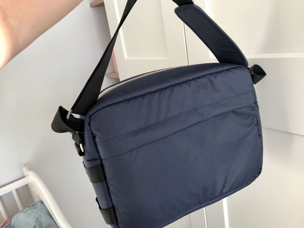 Torba do wozka Xbag granat beż nowa z dodatki gratis