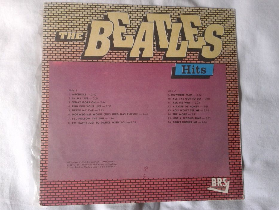 Виниловый диск Битлз Hits (The Beatles)
