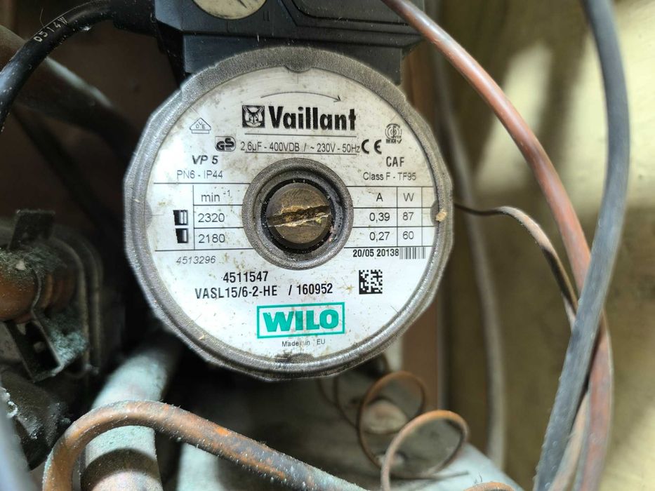 oryginalna pompa do pieca gazowego dwufunkcyjnego VAILLANT B11BS