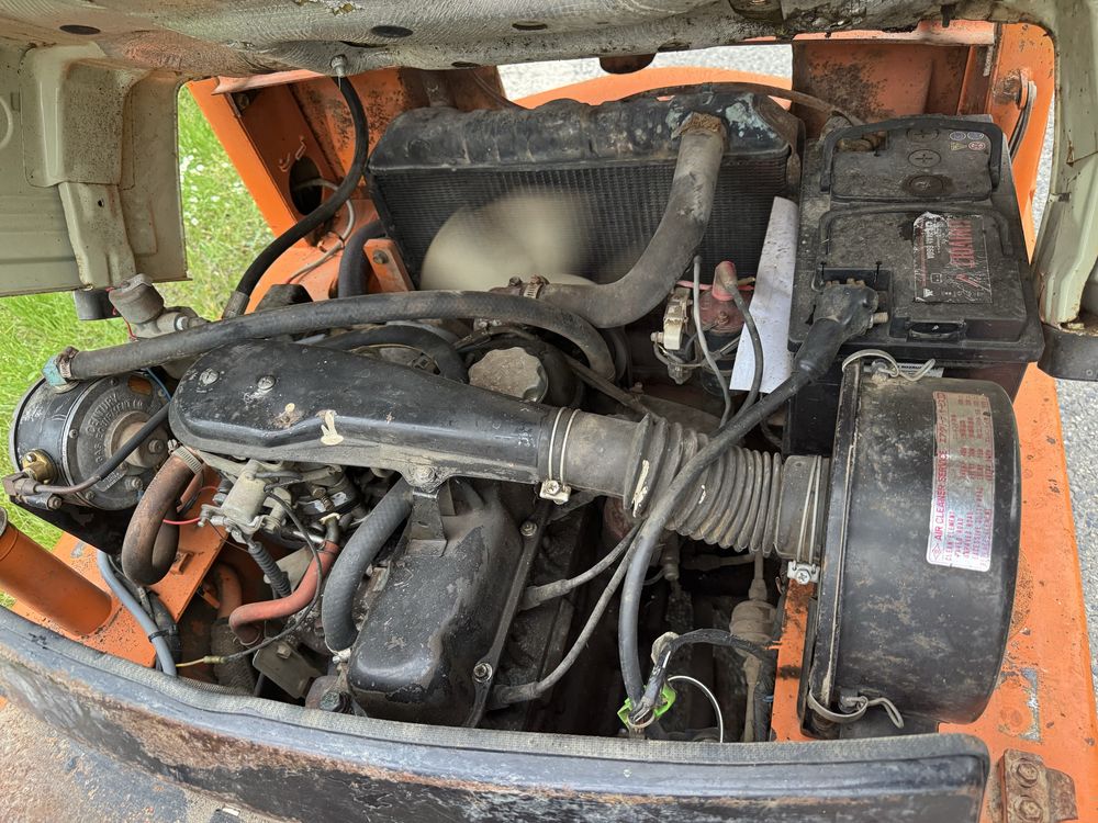 Wózek widłowy TOYOTA CARIX F 1550 SZP LPG sprowadzony z gospodarstwa