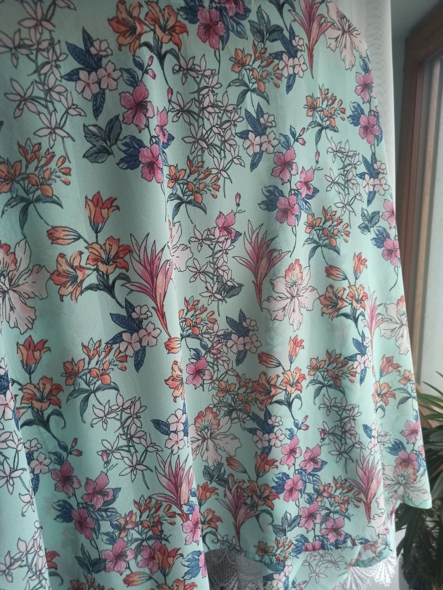 Narzutka tally weijl 40 L s m xl w kwiaty kwiecista