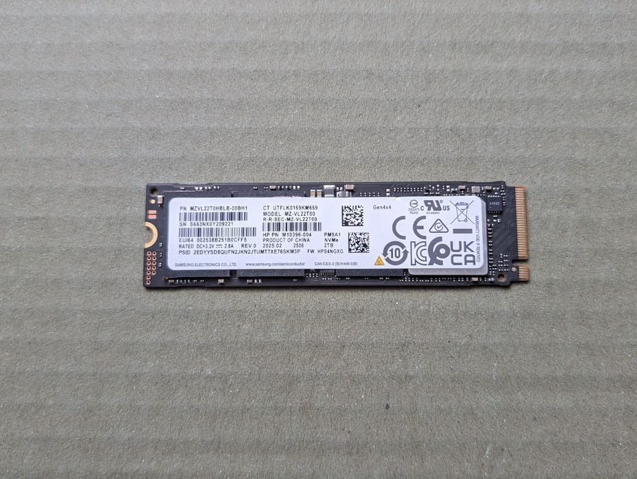 Dysk SSD Samsung PM9A1 2TB - M2 2280, PCIe Gen4 ×4, NVME